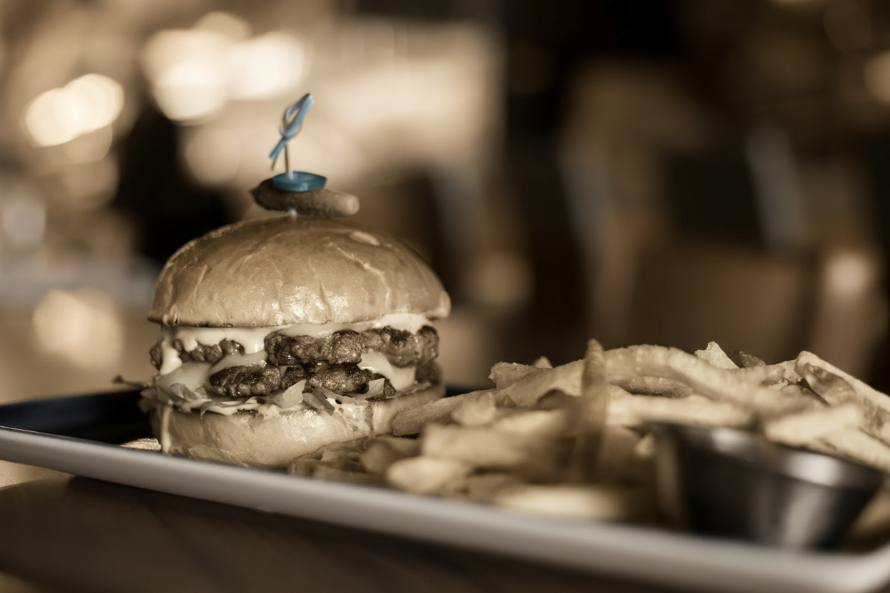 Delicious food from downtown restaurant