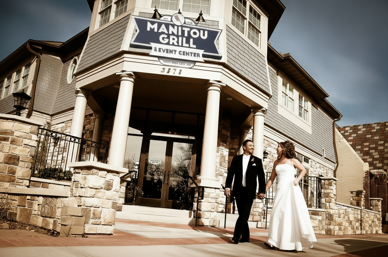 Wedding celebration at local venue